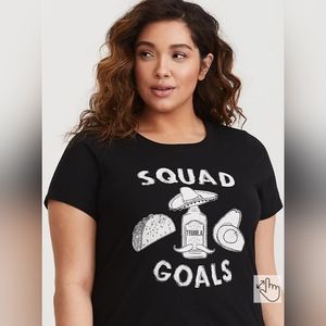 Torrid Black Taco Squad Goals Tee